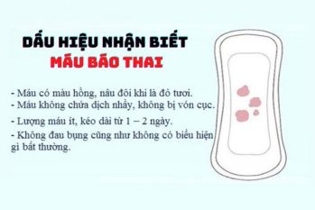 Top 5 dấu hiệu nhận biết máu báo thai chính xác – Tránh nhầm với máu kinh!